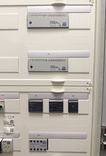 KNX-System in einem Schaltschrank